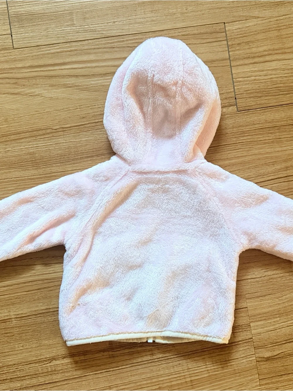 Columbia Kids Pink and Cream Plush Hooded Puffer Jacket